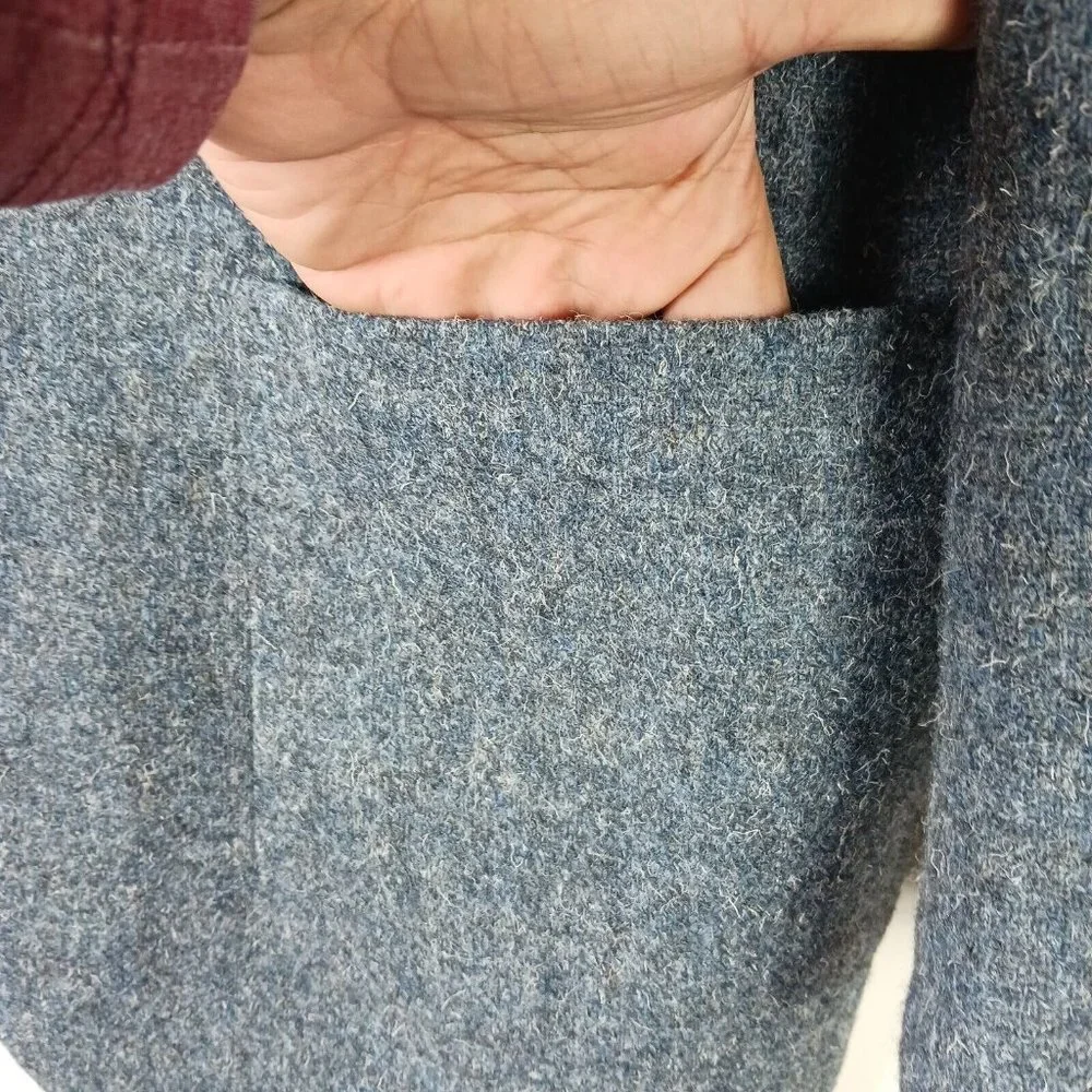 Vintage Winston Clothes for Quisenberry's Wool Blazer Sports Coat Blue Gray 42R